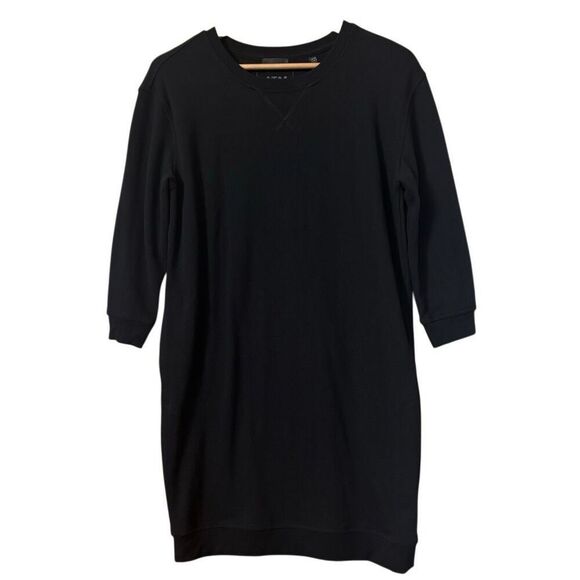 ATM Anthony Thomas melillo sweatshirt dress bundle black gray 3/4 sleeves pocket - Picture 3 of 11